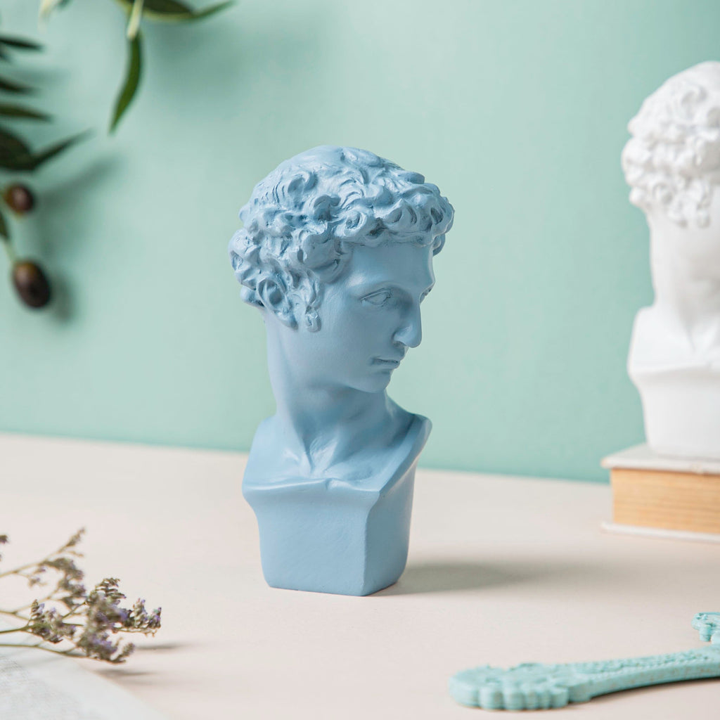 Ancient Greek Sculpture Blue Nestasia