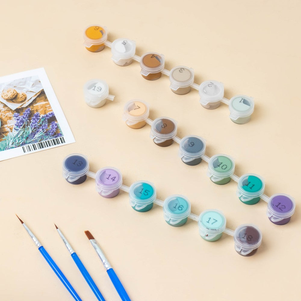 Breakfast Tea DIY Paint By Numbers Kit Nestasia