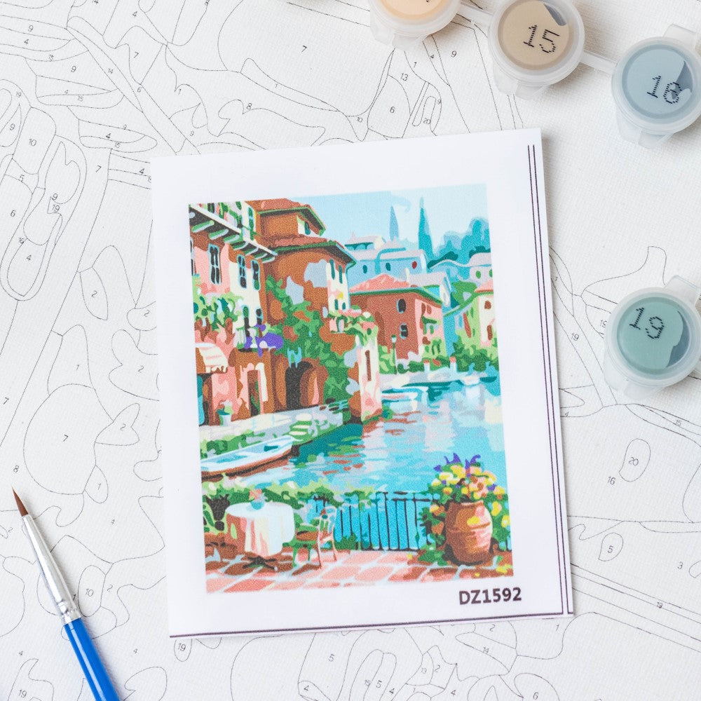 Venetian Landscape DIY Painting By Numbers Kit Nestasia