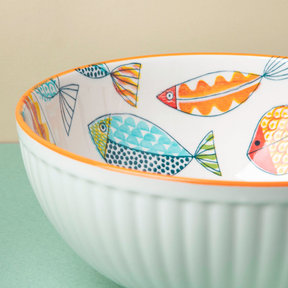 Ukiyo Ceramic Serving Bowl 8 inch Nestasia