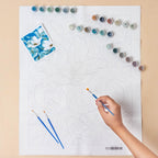 White Lilies DIY Paint By Numbers Kit Nestasia