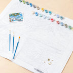 Seaside Boat DIY Painting By Numbers Kit Nestasia