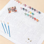 Parisian Scene DIY Painting By Numbers Kit Nestasia