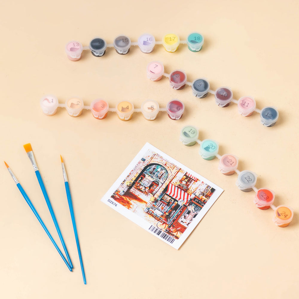 Parisian Scene DIY Painting By Numbers Kit Nestasia