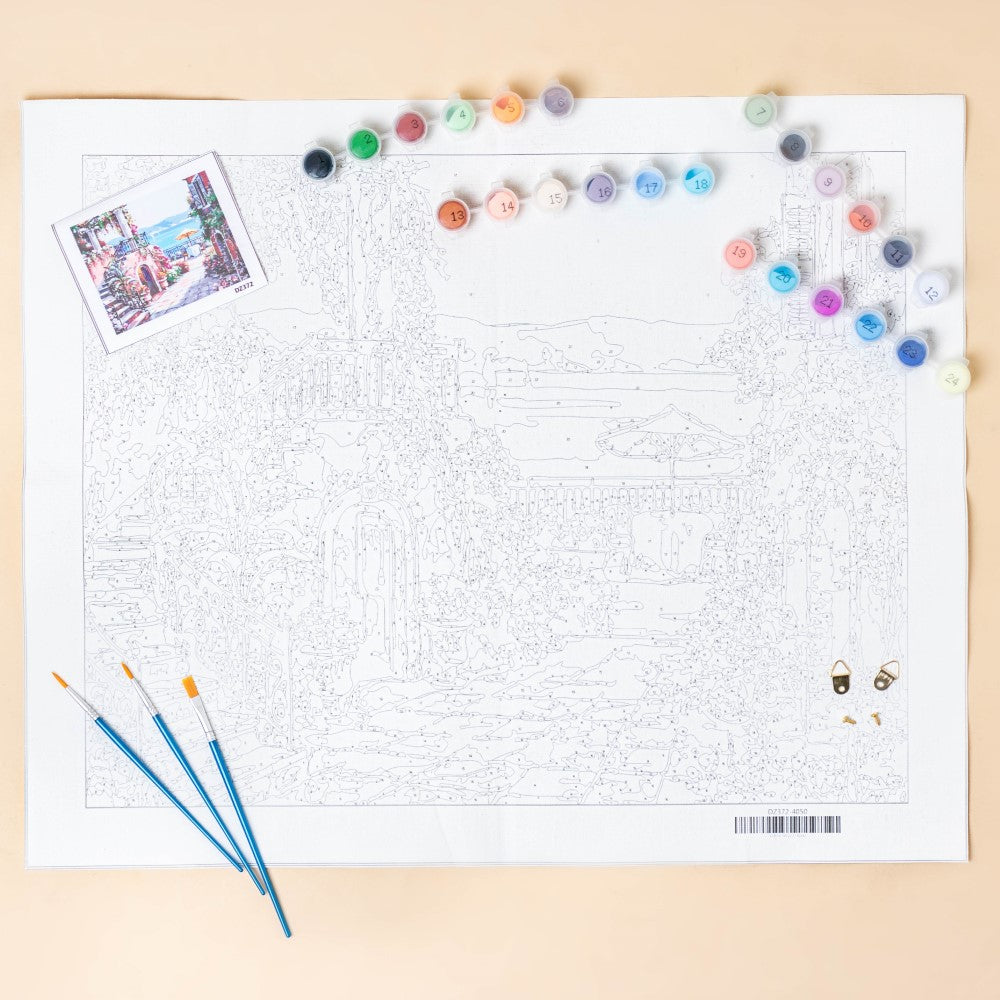 Amalfi Painting By Numbers DIY Kit Nestasia