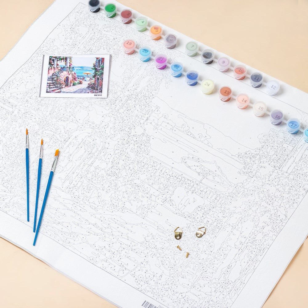 Amalfi Painting By Numbers DIY Kit Nestasia
