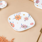 Square Snack Plate Floral Nestasia