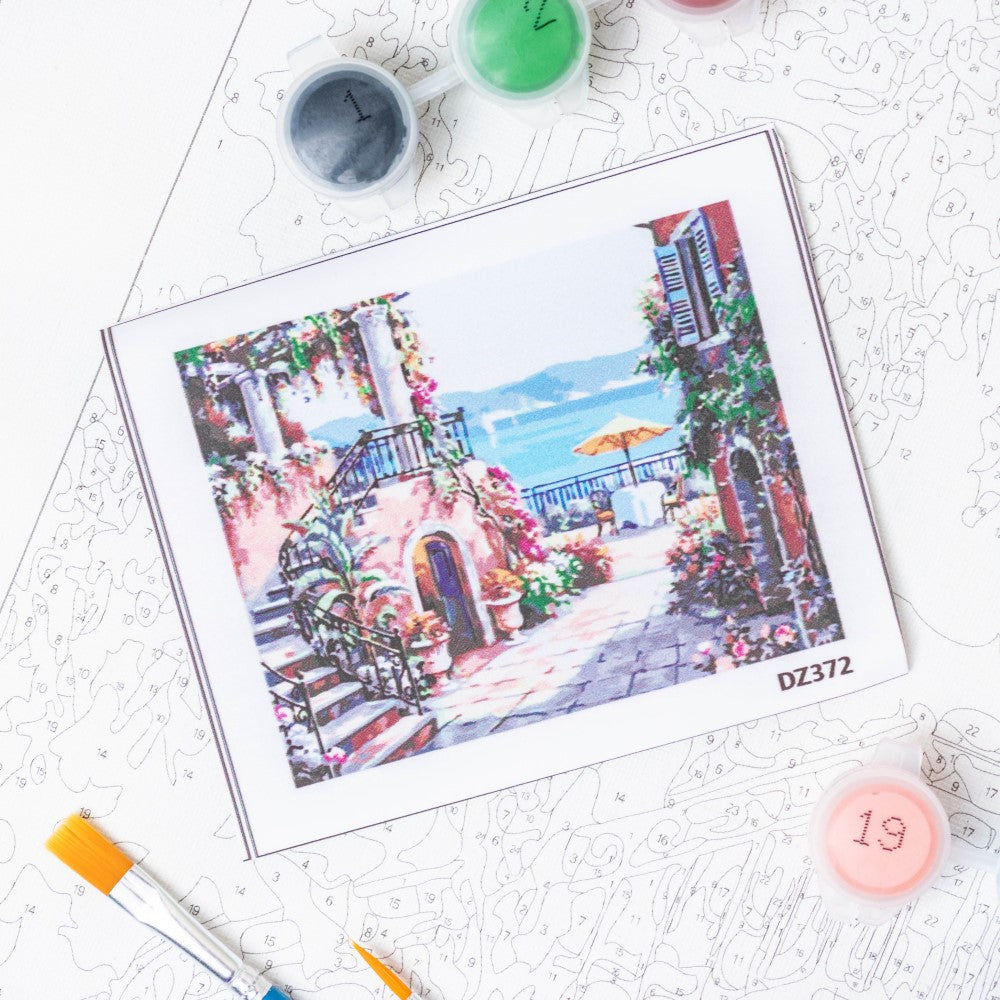 Amalfi Painting By Numbers DIY Kit Nestasia