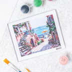 Amalfi Painting By Numbers DIY Kit Nestasia