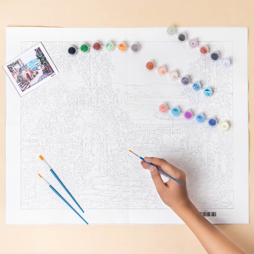 Amalfi Painting By Numbers DIY Kit Nestasia