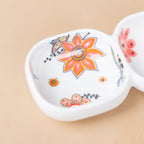 Two Section Floral Bowl Nestasia