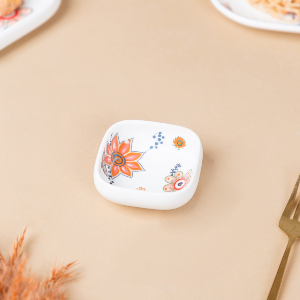 Square Floral Bowl 50 ml Nestasia