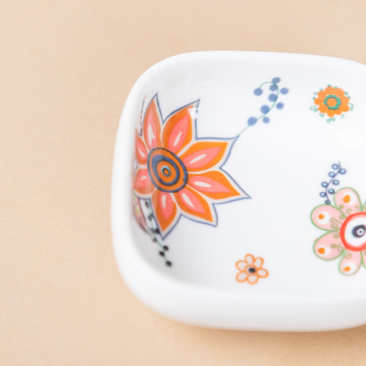 Square Floral Bowl 50 ml Nestasia