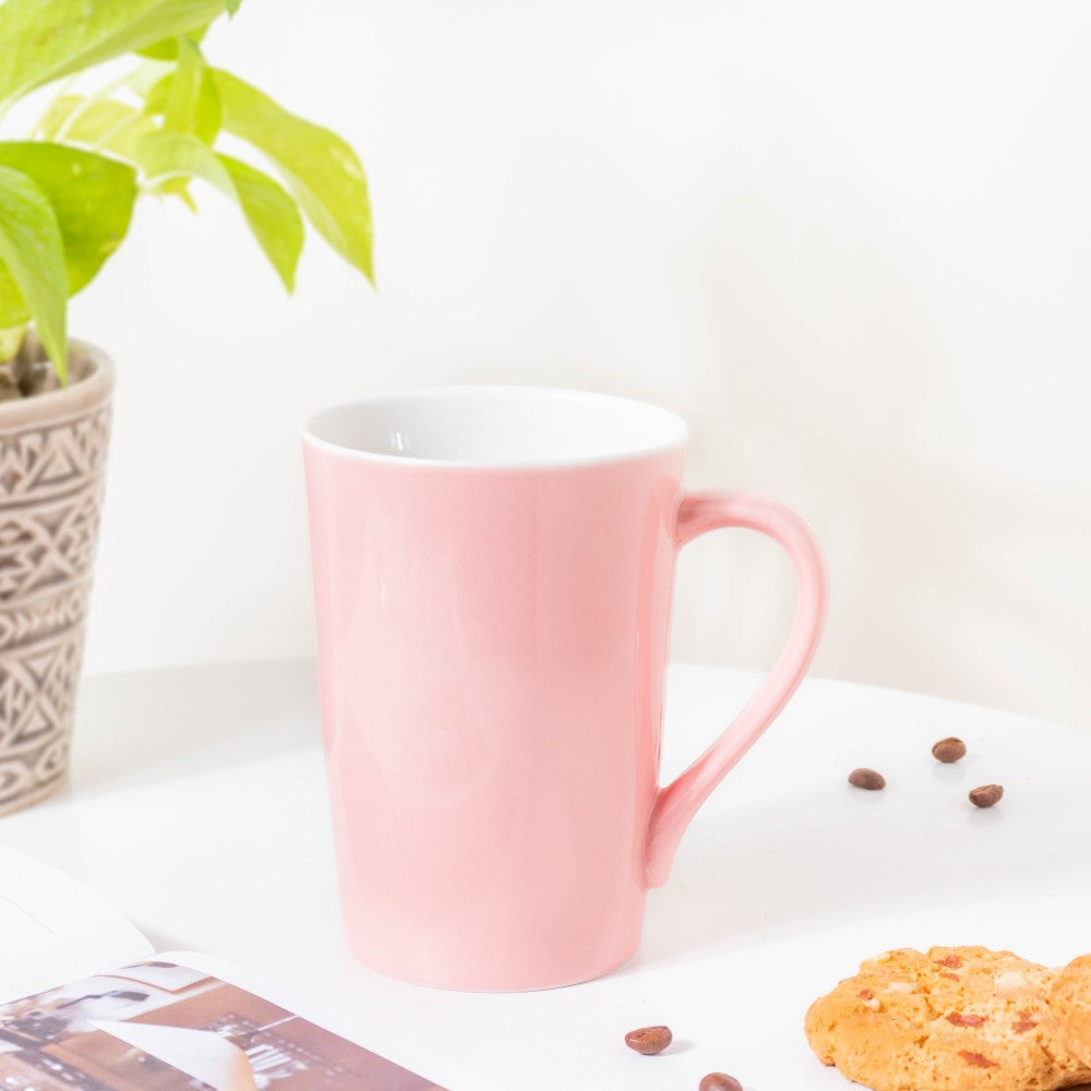 Powder Pink Ceramic Mug 350 ml Nestasia