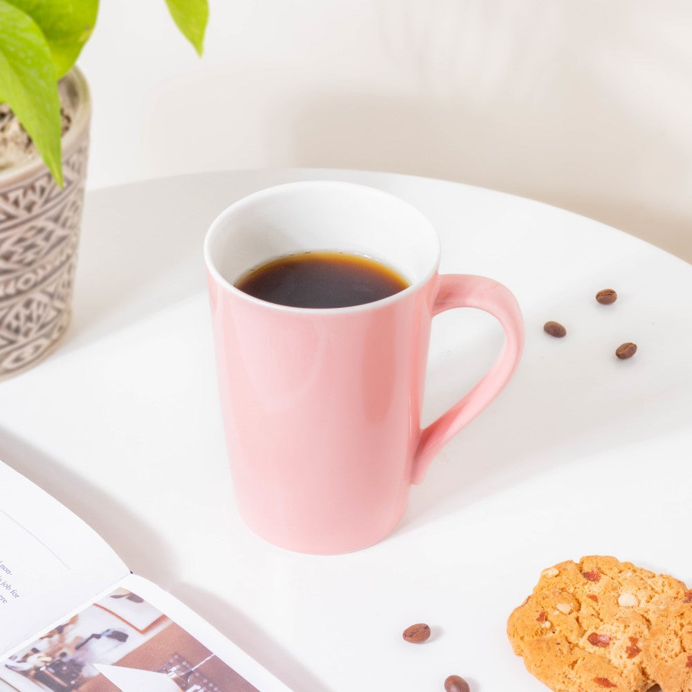 Powder Pink Ceramic Mug 350 ml Nestasia