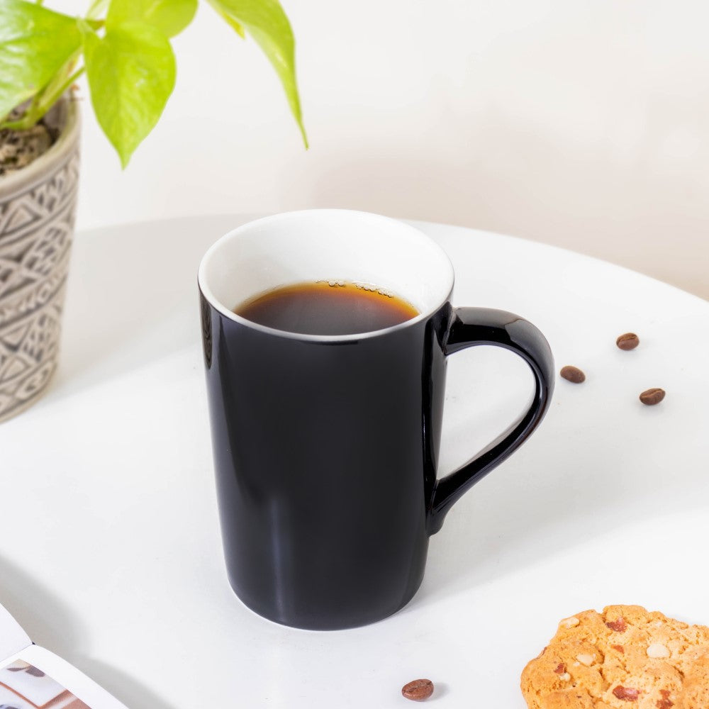 Smoky Black Glossy Mug 350 ml Nestasia