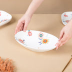 Oval Floral Bowl Nestasia