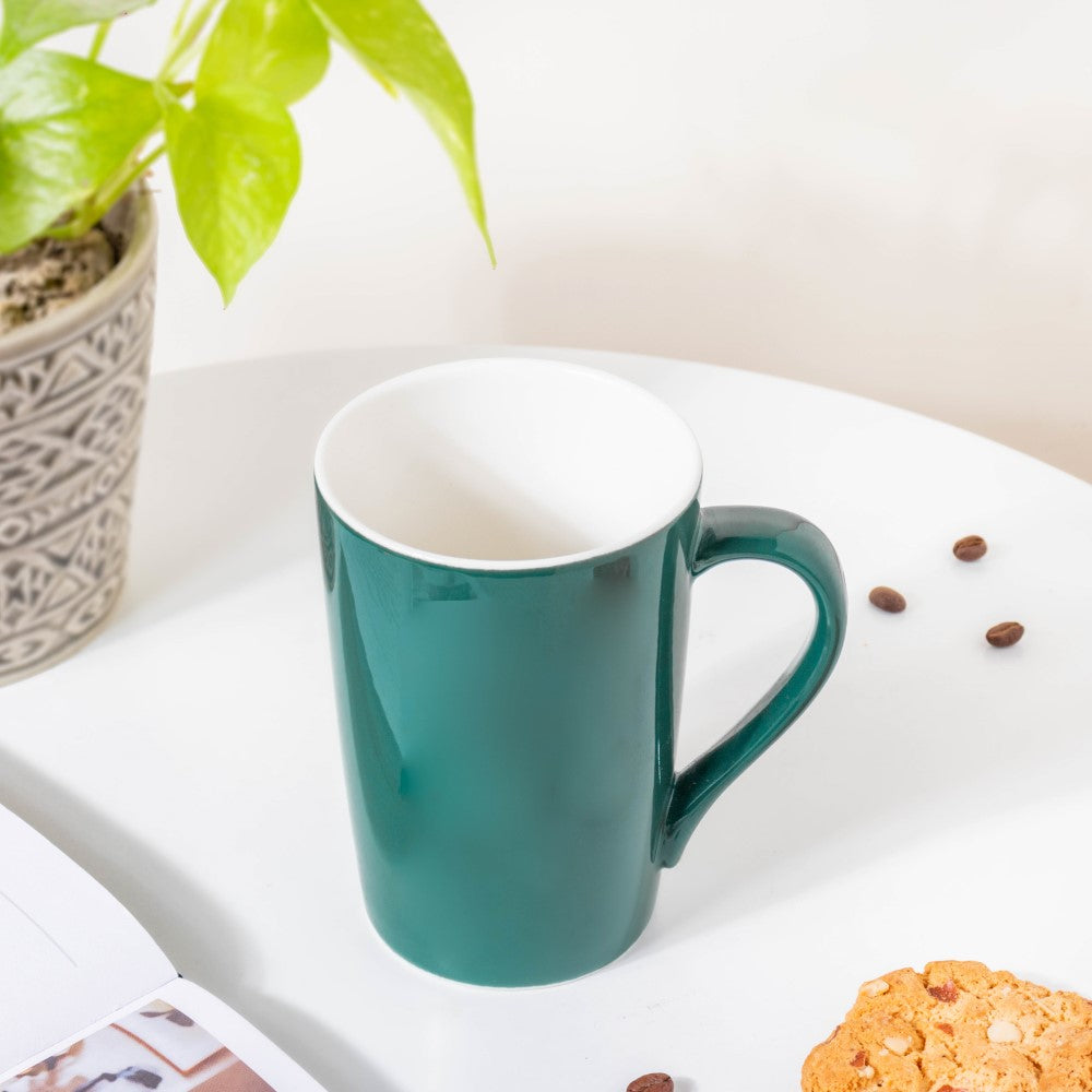 Viridian Green Ceramic Mug 350 ml Nestasia