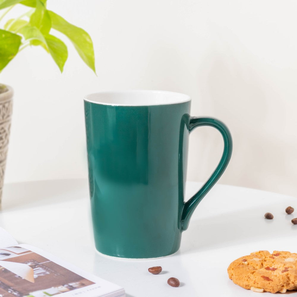 Viridian Green Ceramic Mug 350 ml Nestasia
