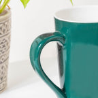 Viridian Green Ceramic Mug 350 ml Nestasia