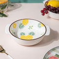 Pineapple Baking Bowl With Handles 7.5 Inch 500 ml Nestasia