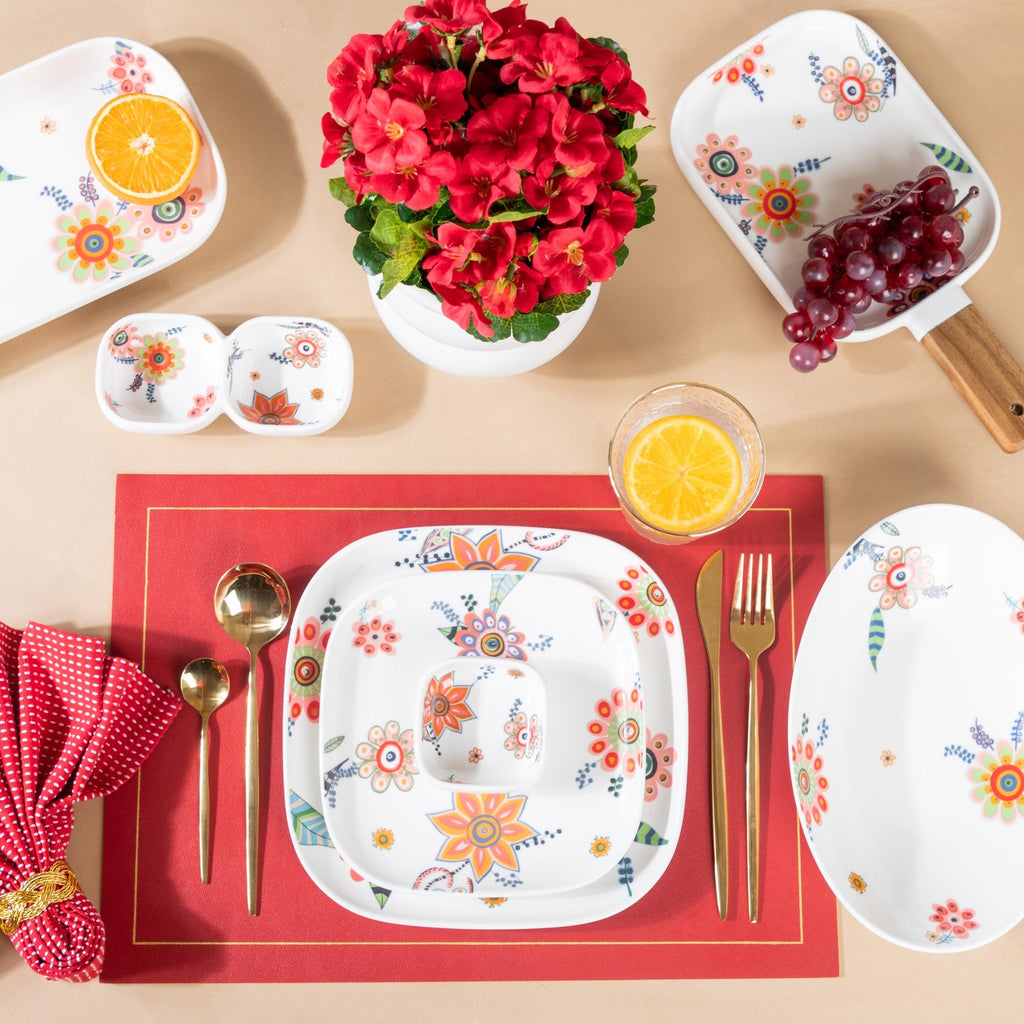 Two Section Floral Bowl Nestasia
