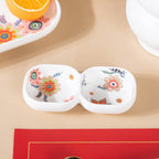 Two Section Floral Bowl Nestasia