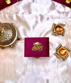 Brass Handcrafted Ram Idol with Velvet Gift Box (2.5 Inch) Vedansh Craft