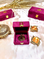 Brass Handcrafted Ram Idol with Velvet Gift Box (2.5 Inch) Vedansh Craft