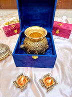 Brass Ashtalakshmi And Dashavatara Kodam / Kalash Vedansh Craft