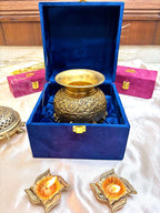 Brass Ashtalakshmi And Dashavatara Kodam / Kalash Vedansh Craft