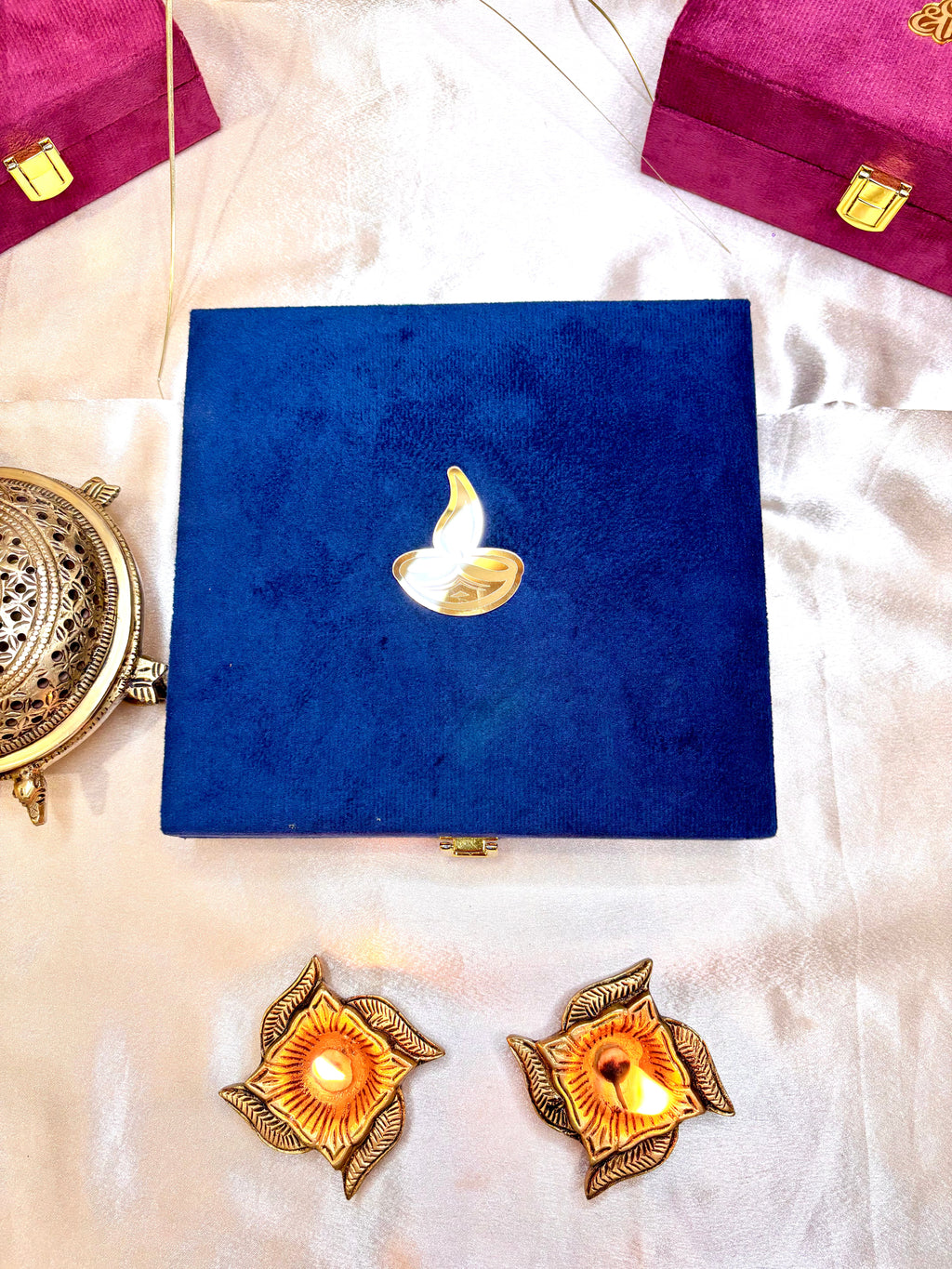 Brass Oil Diya Set Of Four Vedansh Craft