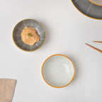 Willow Light Grey Textured Dip Bowl Nestasia