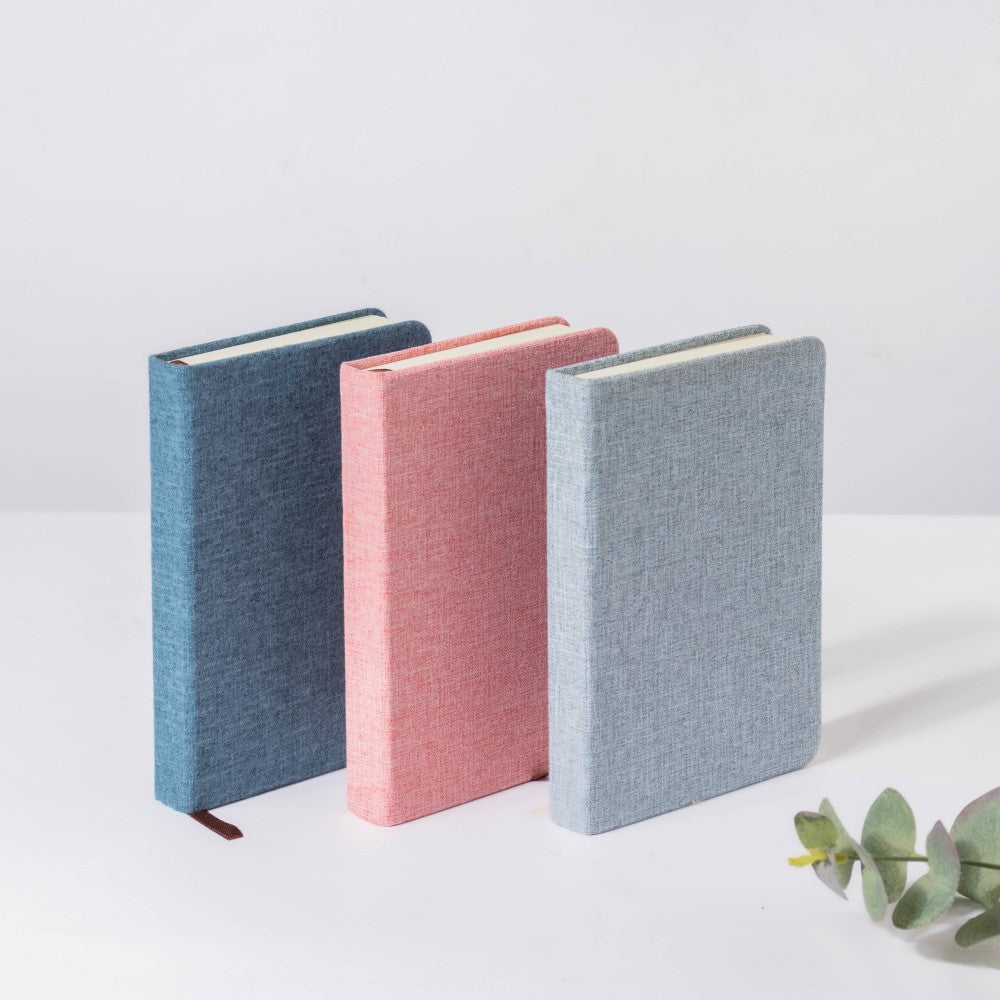 Blue Pocket Hardbound Notebook 128 Pages Nestasia