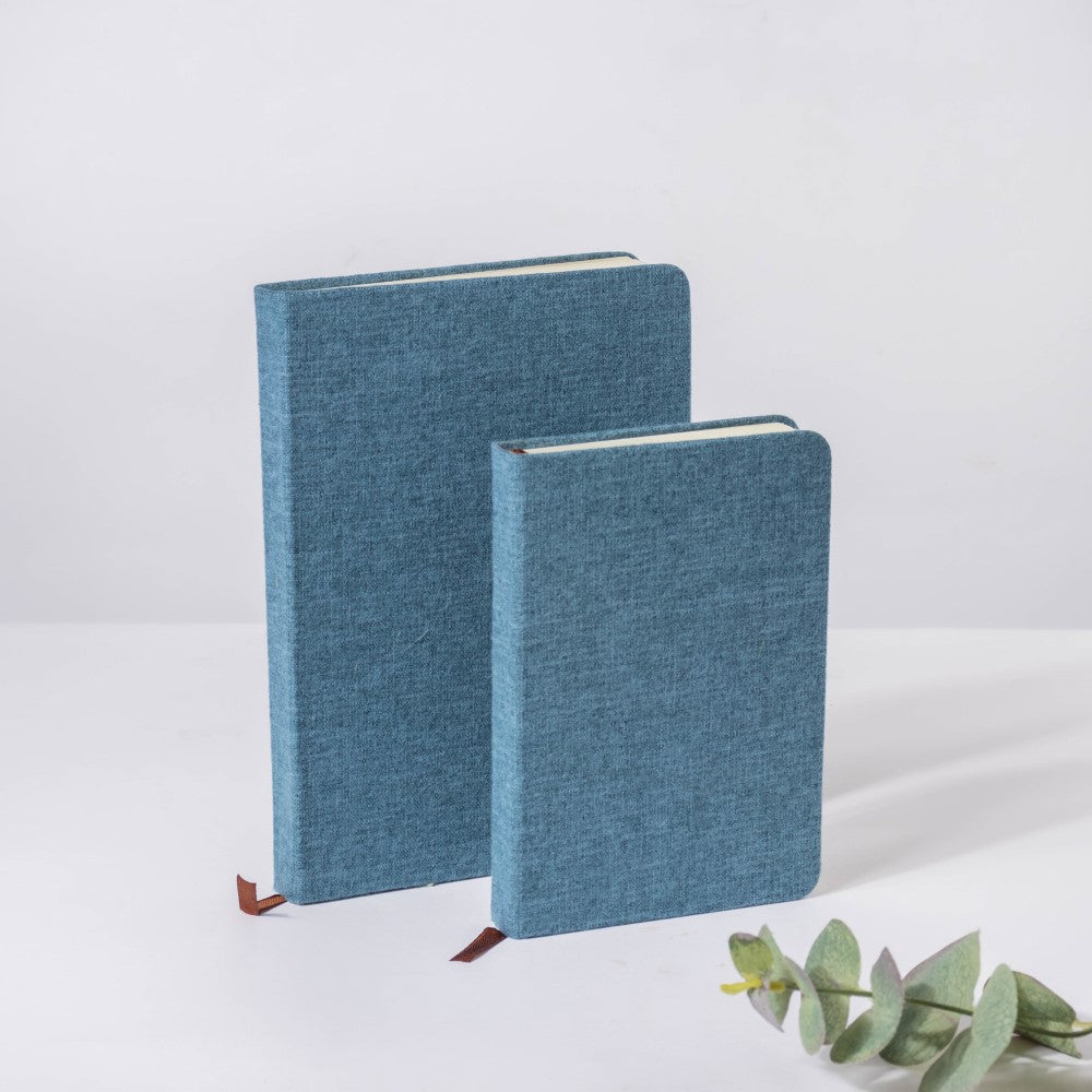Blue Pocket Hardbound Notebook 128 Pages Nestasia