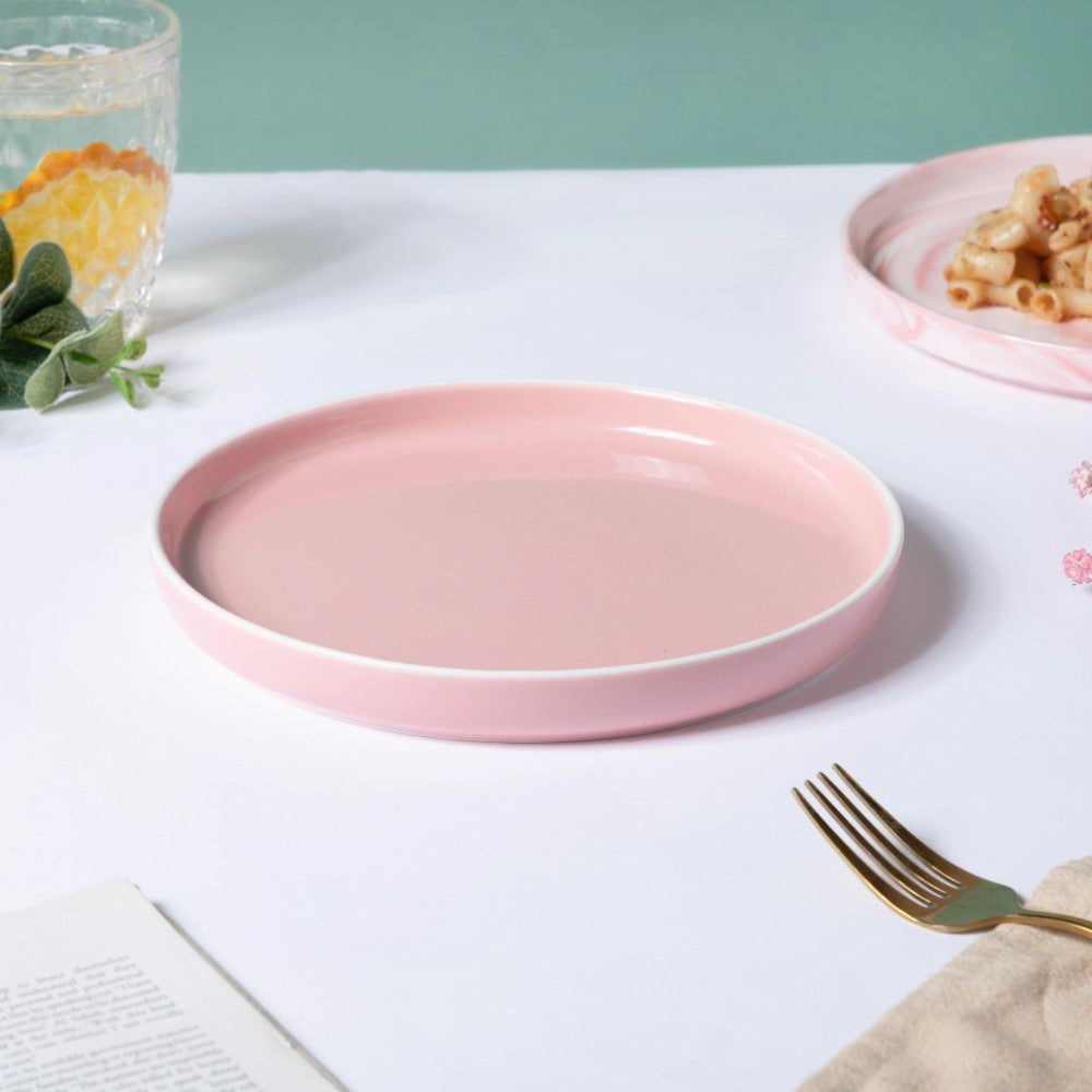 Pink Floral Plates Nestasia