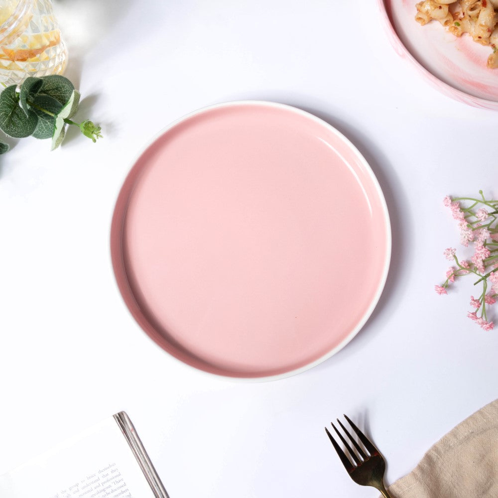 Pink Floral Plates Nestasia
