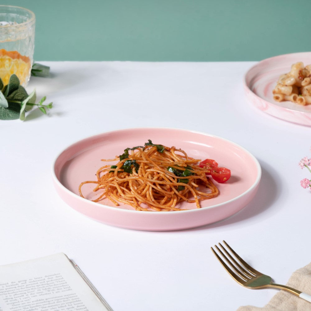 Pink Floral Plates Nestasia