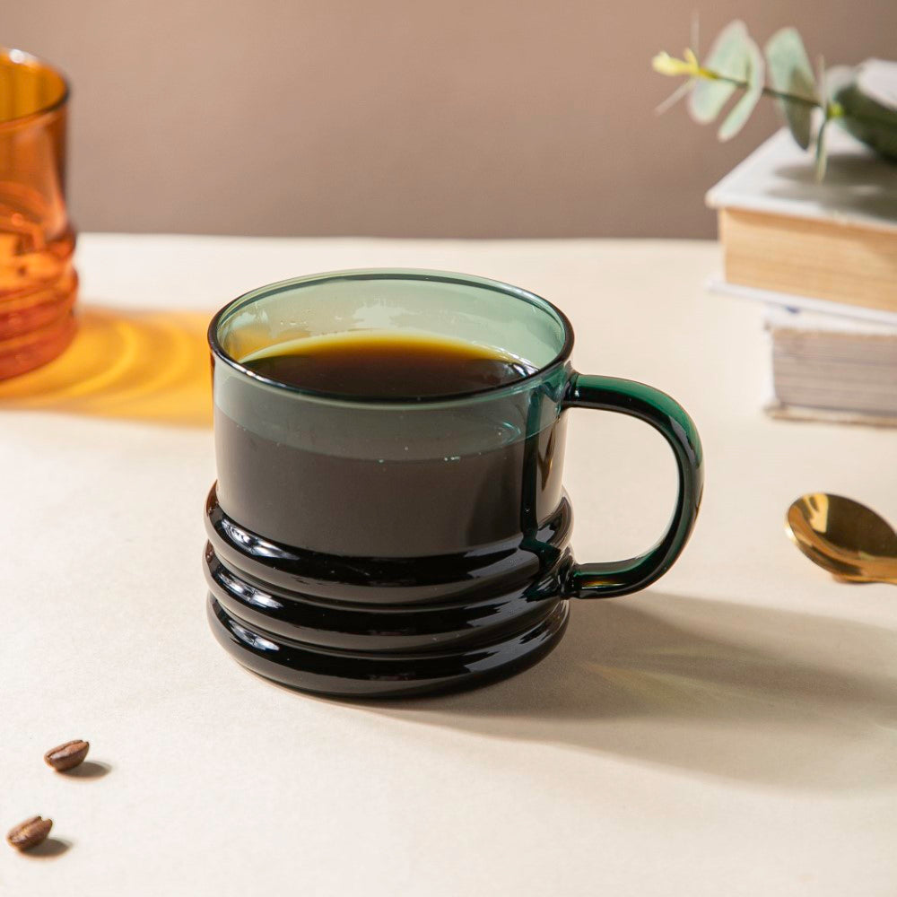 Emerald Modern Glass Cup 350ml Nestasia