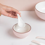 Rosy Pink Snack Set For 8 Nestasia