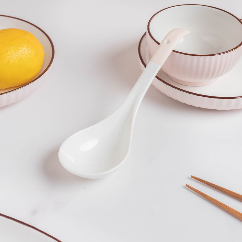 Rosy Pink Snack Set For 8 Nestasia