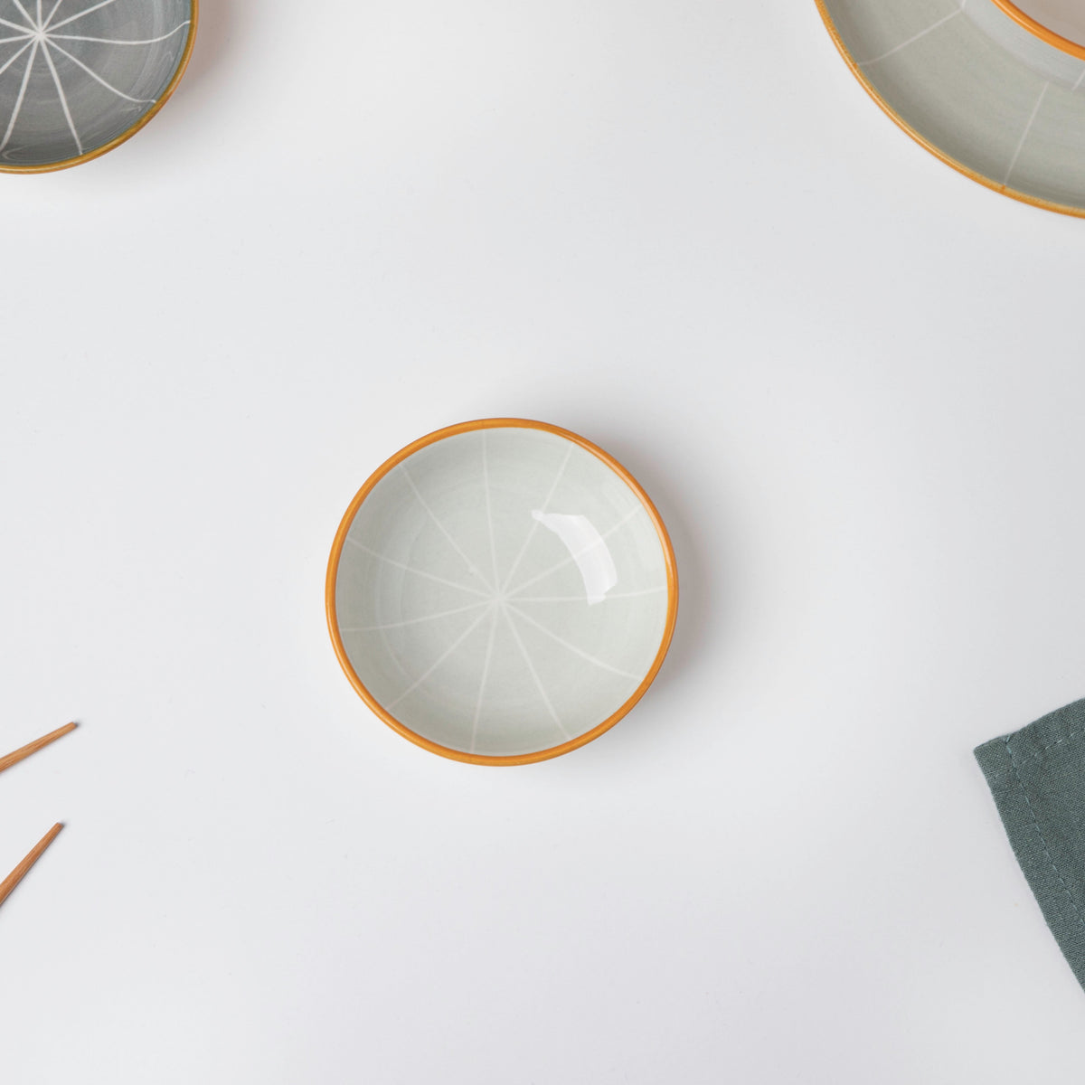 Willow Light Grey Textured Dip Bowl Nestasia