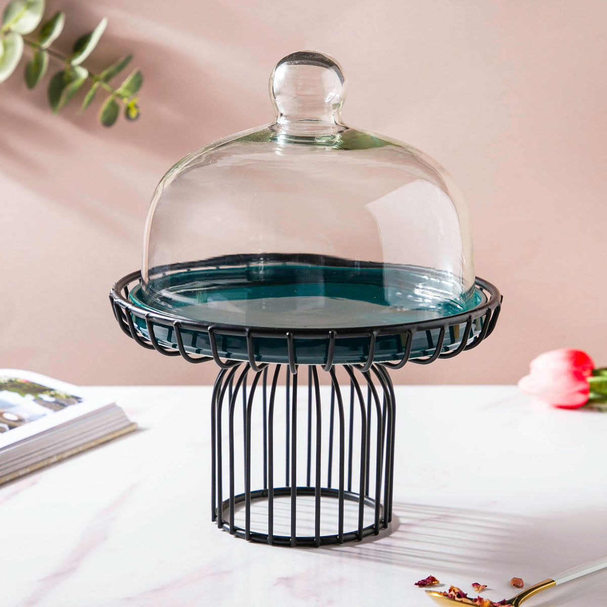Metal Cake Stand 8 inch Nestasia