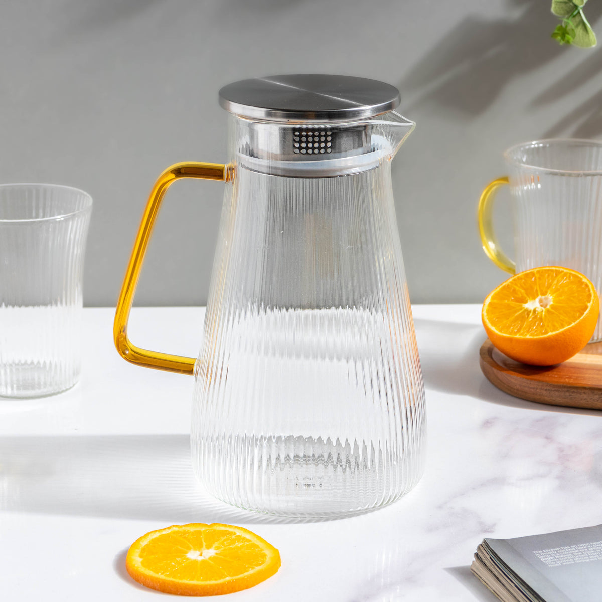 Glass Lemonade Set Of 6 Nestasia