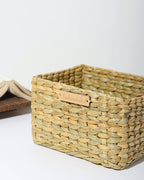 Handwoven Seagrass Fruit Storage Basket and Organiser Tray