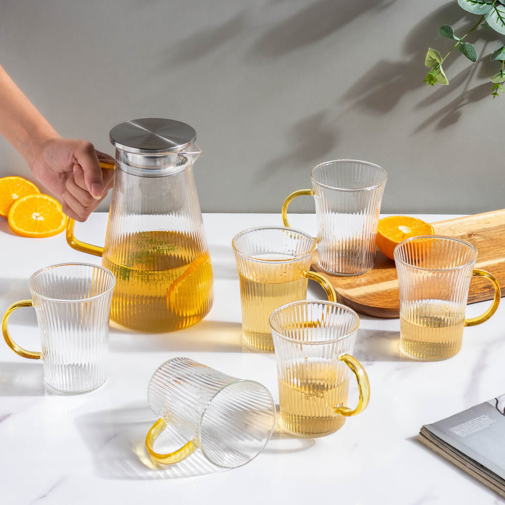 Glass Lemonade Set Of 6 Nestasia