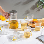 Glass Lemonade Set Of 6 Nestasia