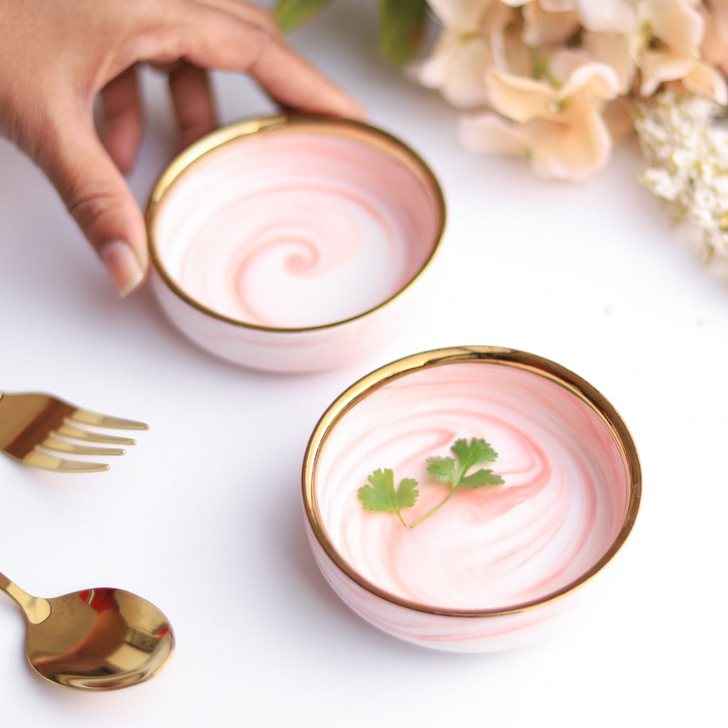 Pink Marble Plate Nestasia