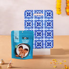 Rakhi Platter Hamper Set Of 4 For Him & Her Nestasia