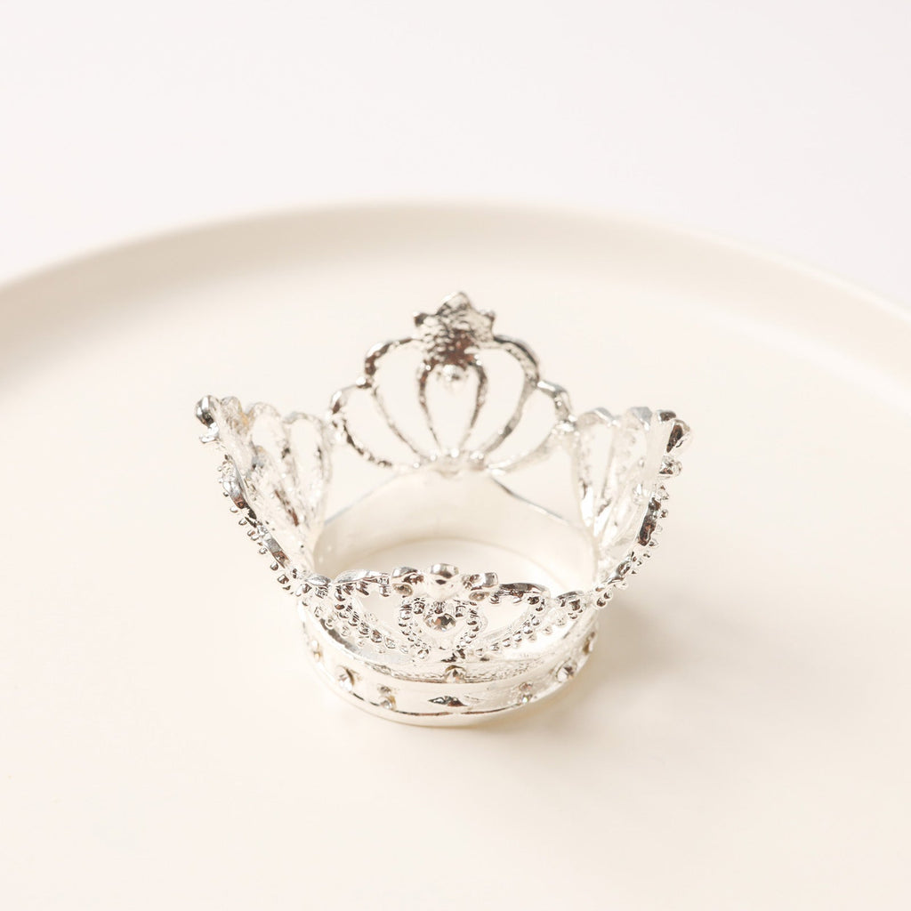 Vintage Silver Crown Napkin Ring Nestasia